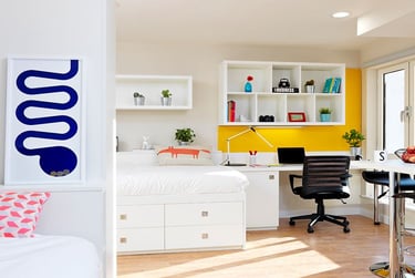 Gilmour Twin Studio at Student Castle Cambridge, 1 Milton Road, City Centre, Cambridge, CB41UY - Image 1