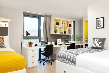 Bruce Twin Studio at Student Castle, 199 Causewayside, City Centre, Edinburgh, EH91PH - Image 2