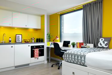 Stevenson Studio at Student Castle, 199 Causewayside, City Centre, Edinburgh, EH91PH - Image 1