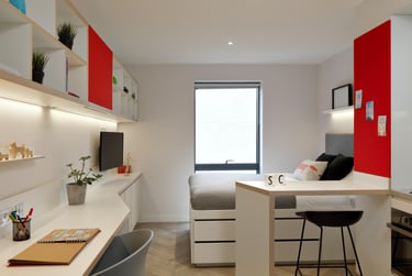 Newton Studio at Student Castle Cambridge, 1 Milton Road, City Centre, Cambridge, CB41UY - Image 1