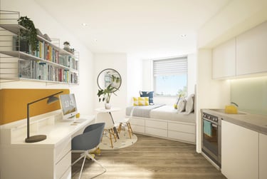 Bannister Studio - Accessible at Student Castle Oxford, Osney Lane, University Of Oxford, Oxford, OX11TE - Image 1