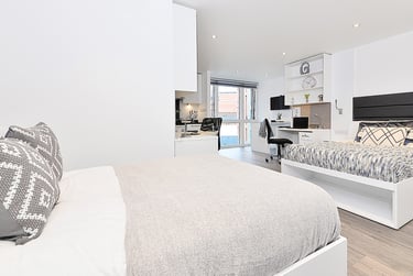 Classic Twin Studio at Miura, 33 Curzon Street, City Centre, Nottingham, NG31BE - Image 2