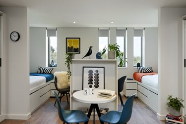 Fielding Twin at Student Castle Oxford, Osney Lane, University Of Oxford, Oxford, OX11TE - Image 1