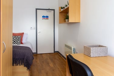 Bronze Single Room at Alexandra Hall, Victoria Terrace, Central, Aberystwyth, SY232DH - Image 2