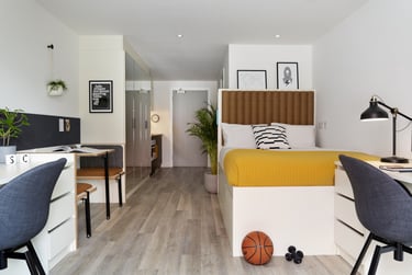 Merrifield Studio at Student Castle, 2-6 Pelham Terrace, Hove Station, Brighton, BN24GS - Image 1