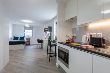 Deluxe Studio at The Fitzalan, Newport Road, City Centre, Cardiff, CF240AN - Image 2