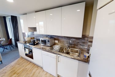 Gold En-suite at LIV Student Sheffield, 131 Ecclesall Road, City Centre, Sheffield, S118HY - Image 16