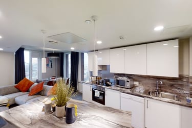 Gold En-suite at LIV Student Sheffield, 131 Ecclesall Road, City Centre, Sheffield, S118HY - Image 17