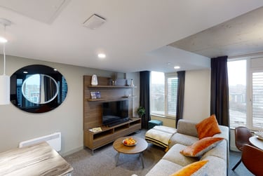 Gold En-suite at LIV Student Sheffield, 131 Ecclesall Road, City Centre, Sheffield, S118HY - Image 20