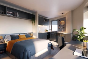 Deluxe Studio at Stanley Studios, 536-540 Portswood Road, Swaythling, Southampton, SO173BD - Image 1