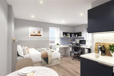 Premium Plus Studio at Clyde Court, Jocelyn Square, City Centre, Glasgow, G15JY - Image 1