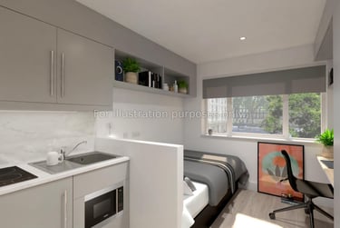 Accessible Studio at Paddington Citi View, 15-25 Talbot Square, Paddington, London, W21TT - Image 1