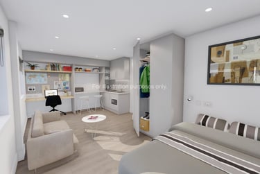 Large Bronze Studio at Paddington Citi View, 15-25 Talbot Square, Paddington, London, W21TT - Image 1