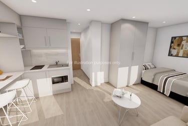 Large Silver Studio at Paddington Citi View, 15-25 Talbot Square, Paddington, London, W21TT - Image 1