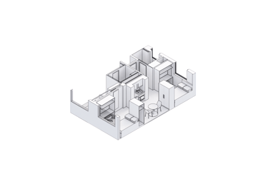 Twin Bed Studio at Paddington Citi View, 15-25 Talbot Square, Paddington, London, W21TT - Image 2