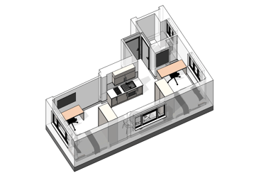Twin Bed Studio at Paddington Citi View, 15-25 Talbot Square, Paddington, London, W21TT - Image 4