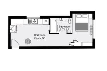 1 bed house, Harvey House, West End, Lincoln, LN11TE - Image 5