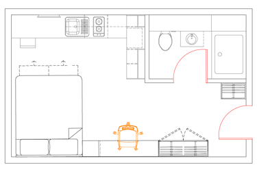 Classic Plus Studio at Gallery Apartments, 2 Port Dundas Place, City Centre, Glasgow, G23LD - Image 5