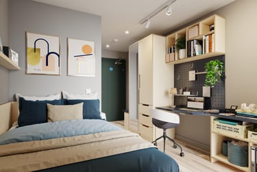 7 Bed Standard Ensuite at Silk Mill, 162 Dundee Street, City Centre, Edinburgh, EH111FH - Image 1