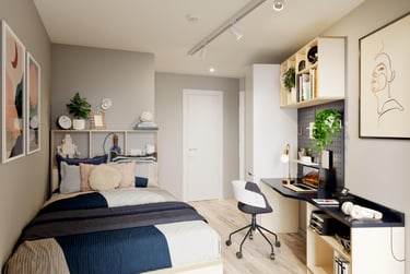 8 Bed Standard Ensuite at Silk Mill, 162 Dundee Street, City Centre, Edinburgh, EH111FH - Image 1