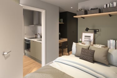 Ensuite 2 Bed Apartment at Fusion Liverpool, 5 Upper Duke Street, City Centre, Liverpool, L19DU - Image 2