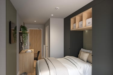 Ensuite 3 Bed Apartment at Fusion Liverpool, 5 Upper Duke Street, City Centre, Liverpool, L19DU - Image 2