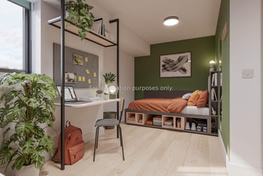 Accessible Studio at Arcadian, 260 Huntingdon Street, City Centre, Nottingham, NG13NB - Image 1