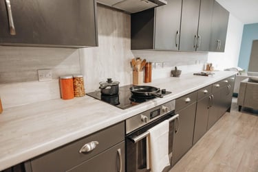 Deluxe Bronze En Suite (High Floors) at Bailey Fields, Rockingham Street, City Centre, Sheffield, S14LZ - Image 7