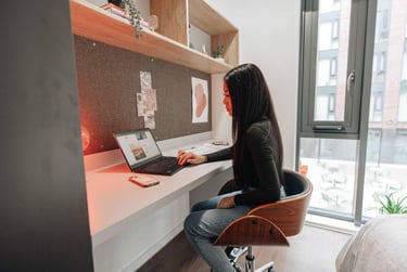 Deluxe Bronze En Suite (High Floors) at Bailey Fields, Rockingham Street, City Centre, Sheffield, S14LZ - Image 4