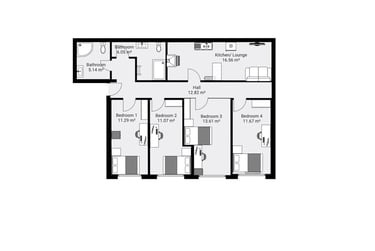 4 bed house, Harvey House, West End, Lincoln, LN11TE - Image 11