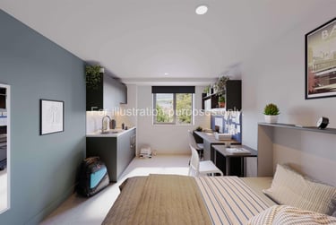 Deluxe Studio at Hollis Wharf, Lower Bristol Road, Oldfield Park, Bath, BA21FH - Image 4