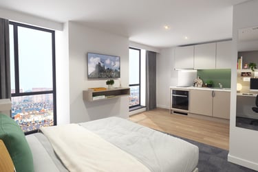 true Superior Studio at true Nottingham, 2 Cowan Street, City Centre, Nottingham, NG11BQ - Image 1