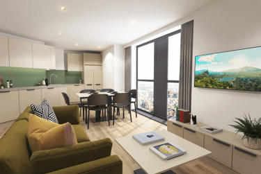 true Apartment at true Sheffield, 12 Tenter Street, City Centre, Sheffield, S14XF - Image 1