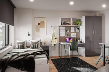 Accessible Studio at Sheares Hall, 2 St James Boulevard, City Centre, Newcastle, NE45SS - Image 2