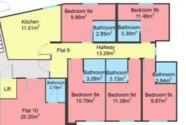 1 bed house, Bywater House, City Centre, Birmingham, B169AU - Image 8