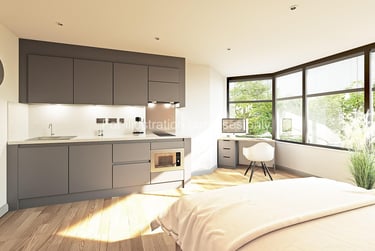 Superior Studio at Headrow Court, Park Cross Street, Hyde Park, Leeds, LS12QJ - Image 2