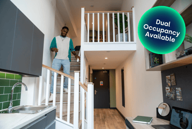 Gold Loft Apartment (Double Occupancy Only) at Leonardo, 8 Great George Street, City Centre, Leeds, LS28GZ - Image 1