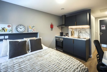 Standard Plus Studio with Single Bed at Clyde Court, Jocelyn Square, City Centre, Glasgow, G15JY - Image 1