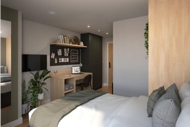 Classic Ensuite, Lower Tower at Fusion Leeds, Merrion Way, City Centre, Leeds, LS28PD - Image 1