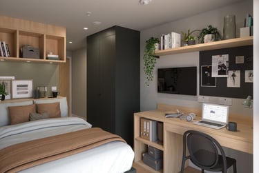 Classic Ensuite, Mid-Tower at Fusion Leeds, Merrion Way, City Centre, Leeds, LS28PD - Image 2