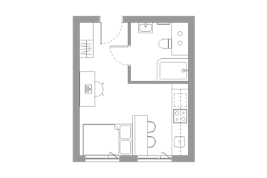 Silver Studio with Wet Room - Image 12