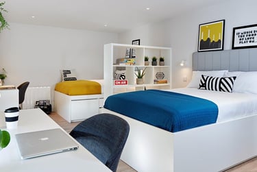 Bronte Twin Studio at Student Castle, 18-29 Claypath, City Centre, Durham, DH11RH - Image 13