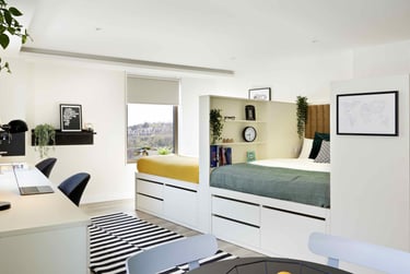 Wade Deluxe Twin Studio at Student Castle, 2-6 Pelham Terrace, Hove Station, Brighton, BN24GS - Image 16