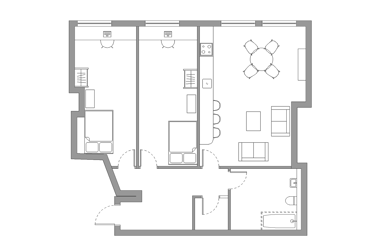 Gold 2 Bed Apartment - Image 11