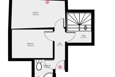 1 bed house, Churchgate, City Centre, Loughborough, LE111UD - Image 7