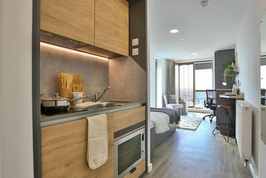 Deluxe Studio at The Valentine, 27-37 Perth Road, Gants Hill, London, IG26BX - Image 1