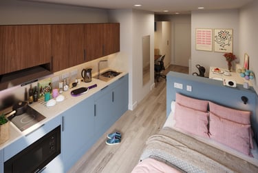 Gold Studio at The Propeller Quarter, Fairlawn Avenue, Near University, Bristol, BS344AB - Image 1