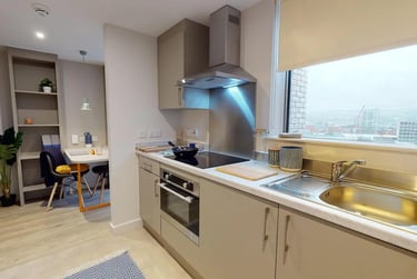 One Bed Apartment at COSMOS, 2 Moore Street, City Centre, Sheffield, S37HZ - Image 6