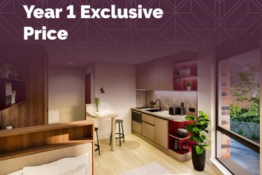 Large Premium Studio at Swan Residences, 2 Swan Street, City Centre, Glasgow, G40AX - Image 1