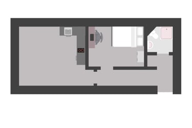 Studio at Parham Student Village, 22 Hamil Terrace, City Centre, Canterbury, CT11TA - Image 3